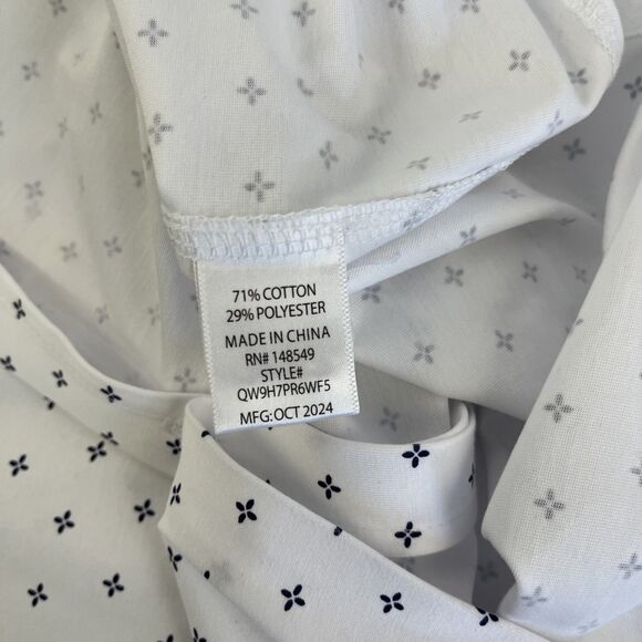 New Mens Hickey Freeman Long Sleeve Button Up Shirt Size Medium White NWT - Picture 6 of 8